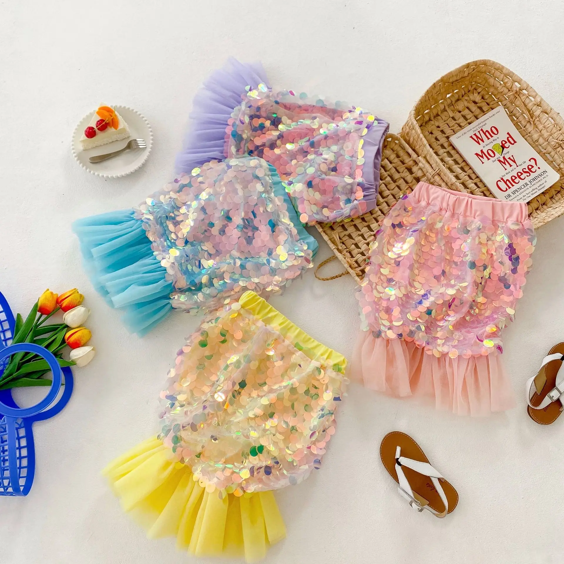 TO BE CHIC mermaid skirt キラキラ Amazon.com: Toddler Mermaid Skirt Girls Sparkle Sequin Tail