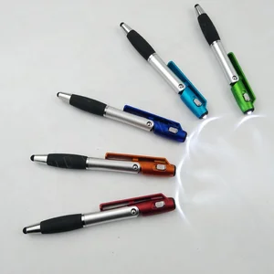 Hot Selling Holder Pen  with LED Light Pen with Custom Logo for Promotion Pen