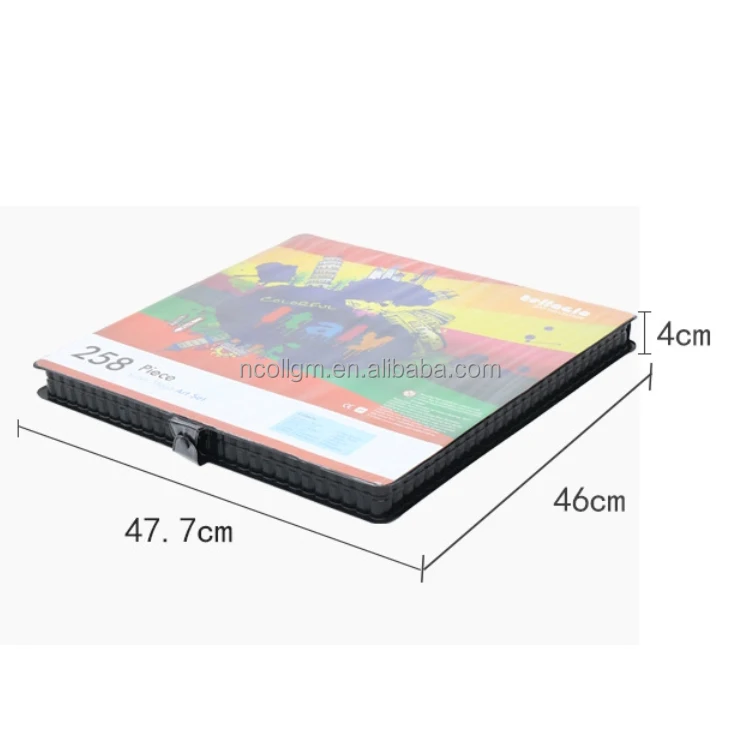 Хит продаж 2023 Набор для творчества и рисования из 258 элементов Deluxe начинающих художников студентов Рождественский