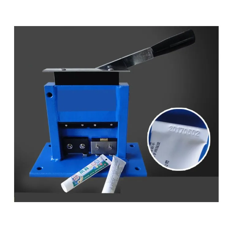 Toothpaste Tube Sealing Machine Pipe Sealing Tail Machine Manual Table Top Aluminium Witaluminummbossing for Aluminium Plastic
