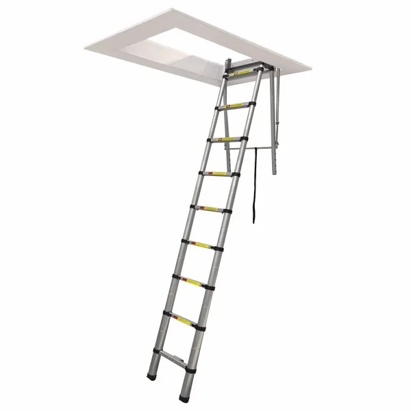Aluminium Telescopic Loft Ladder&extension Ladder With 2.6 M Telescopic Electric Wall Mounted