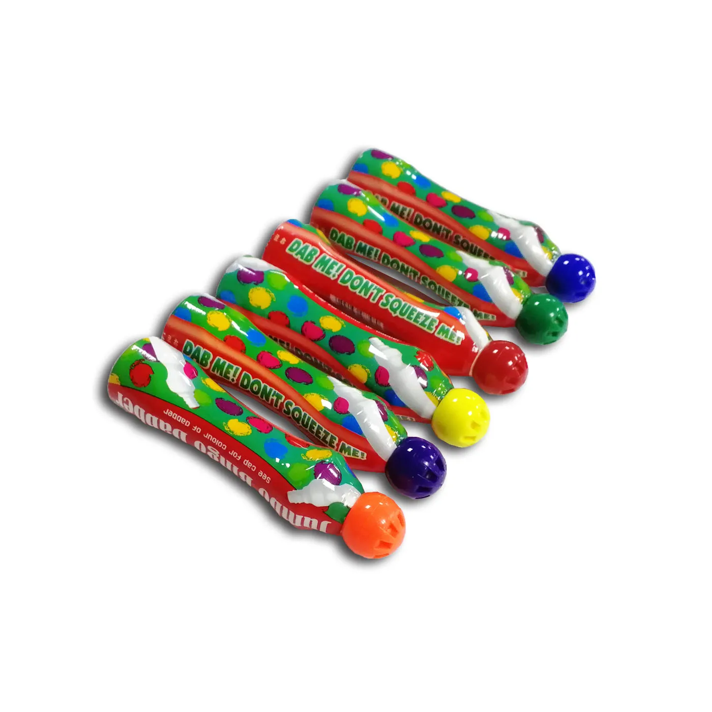 New Design 10ml Mini Bingo Dabbers for Bingo Game or Children Painting with Colourful Bingo Inks Water Based CH-2819 Rainbow