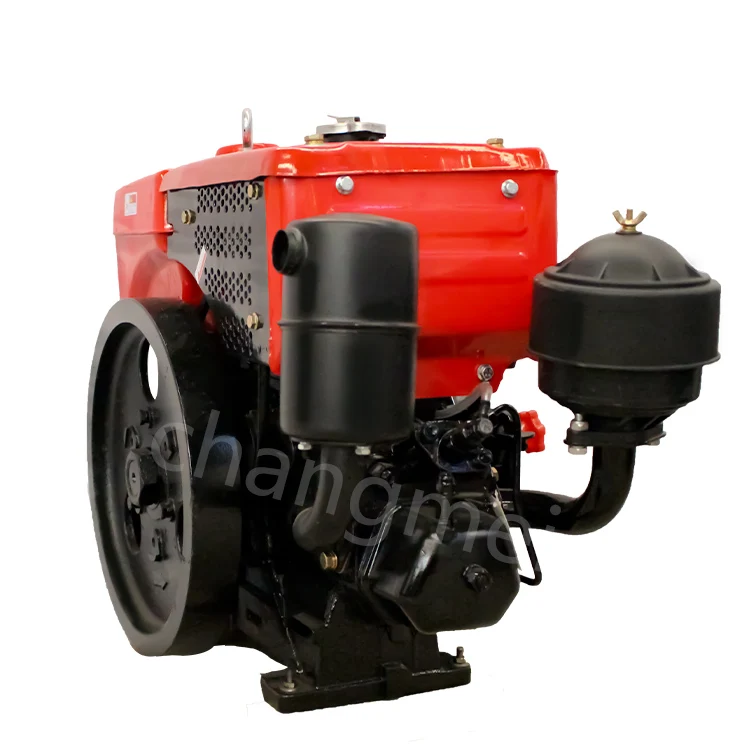ZR180 Single Cylinder 4 Stroke Diesel Engine 8HP Water Cooled Electric Start Tractor with Motor Pump Bearing