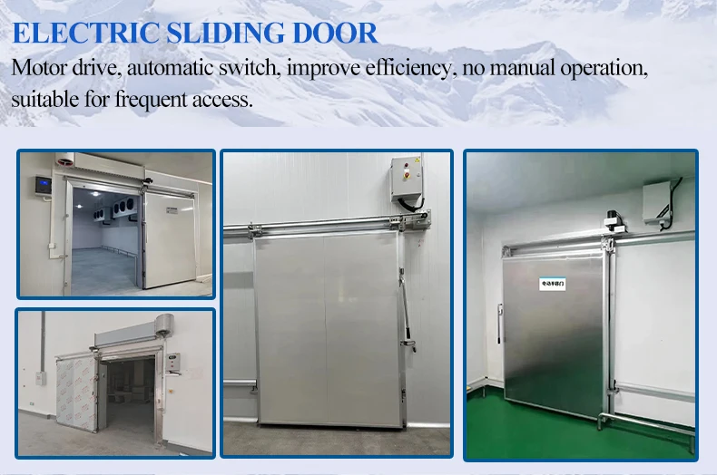 100mm Cold Room Sliding Door for Cold Storage manufacture