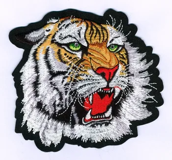 Fashionable high-quality badge customized animal pattern irregular shape team logo embroidery patch