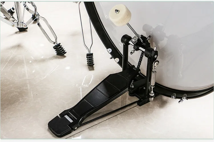 Wholesale Professional Red Drum Set with Made in China Musical Instruments Black 5pcs Acoustic Drum Kit