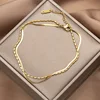 Chaîne double couche de perles de riz 578