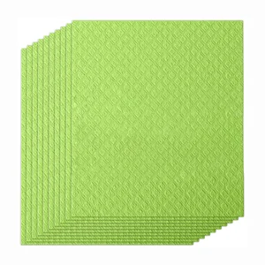 BCS Reusable Kitchen Cloth Absorbent Knitted Sponge for Cleaning Dishwashing Car Washes Swedish Dish Cloth