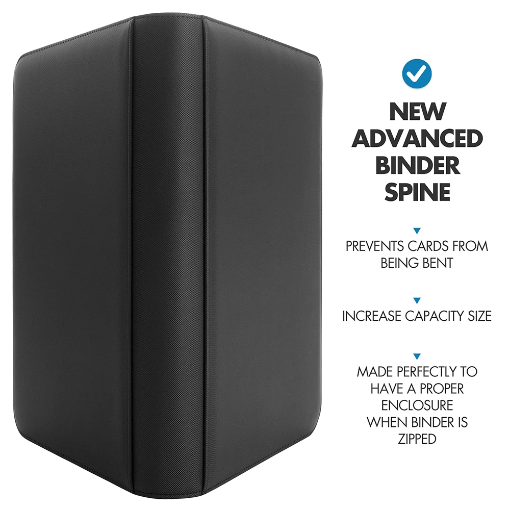 Wholesale 4 9 12 Pocket Leather Mtg Tcg Yugio Trading Top Loader Premium Toploader Card Storage