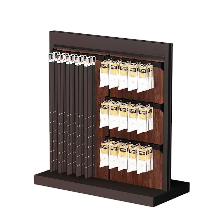 Retail Leather Belt Display Stand From Kaierda Metal Belt Tie Stand Rack for Store Belts Display