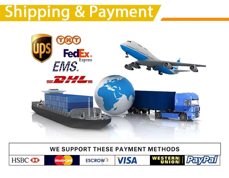 Packaging & shipping specifications