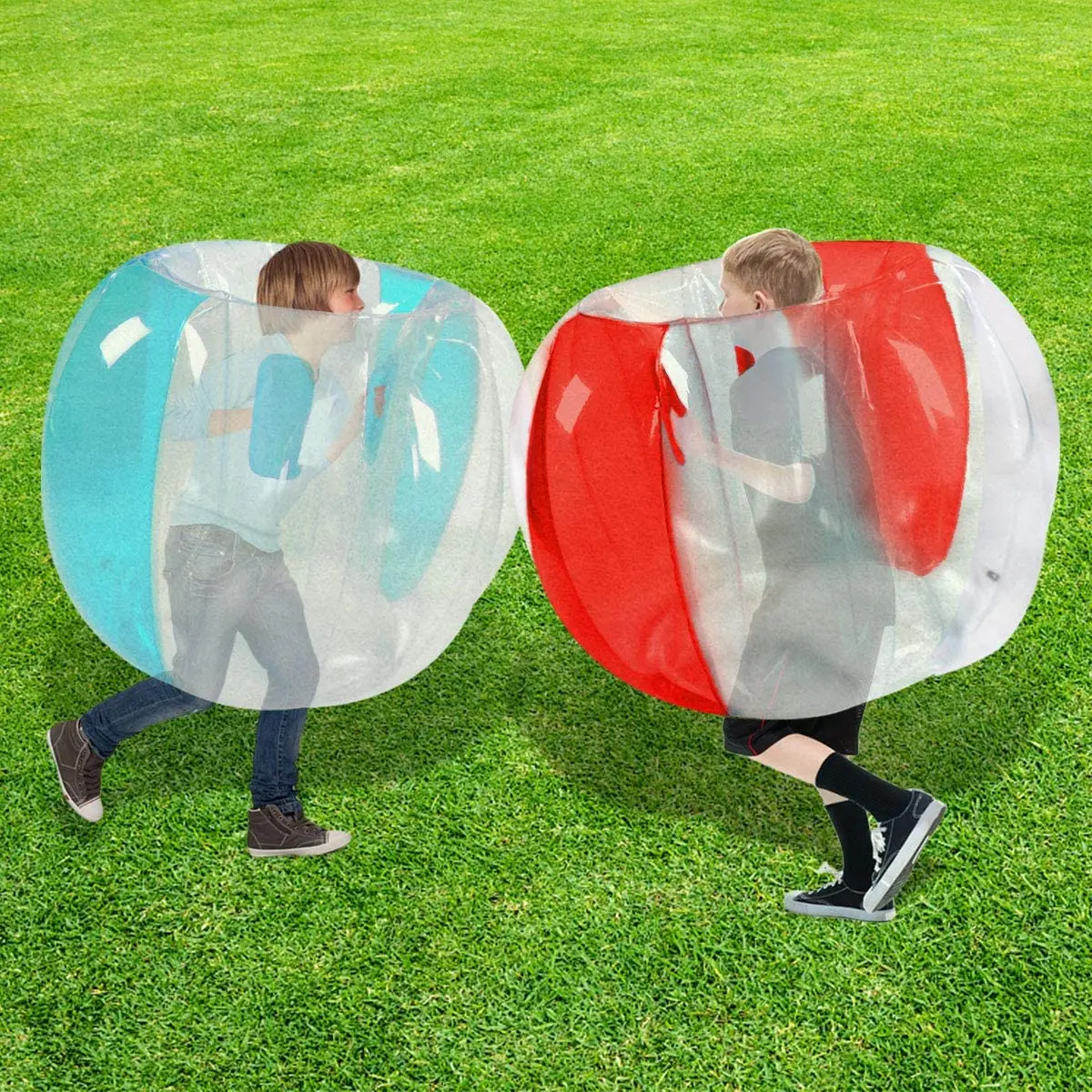 Kids Inflatable Buddy Bumper Balls Sumo Game Human Hamster