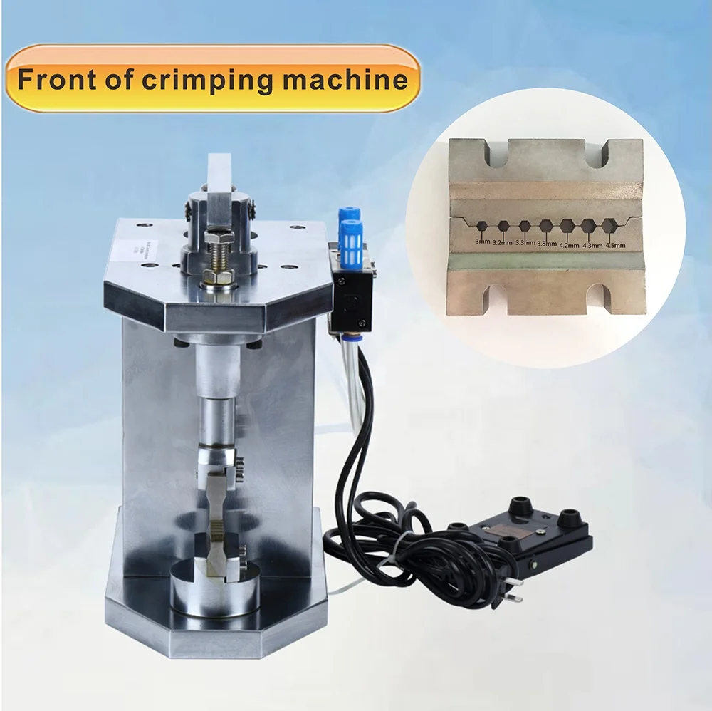Shenzhen fiber pneumatic industrial crimping machine fiber  connector  cable automatic crimping machine