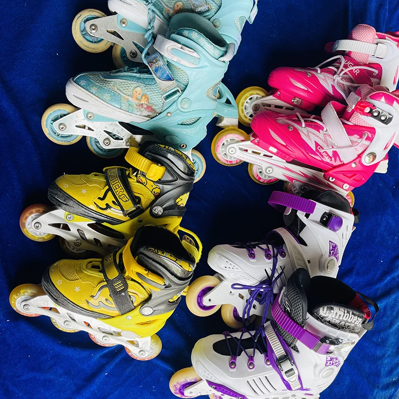 Second Hand Shoes Roller Skates Men's And Women's Old Shoes Wholesale