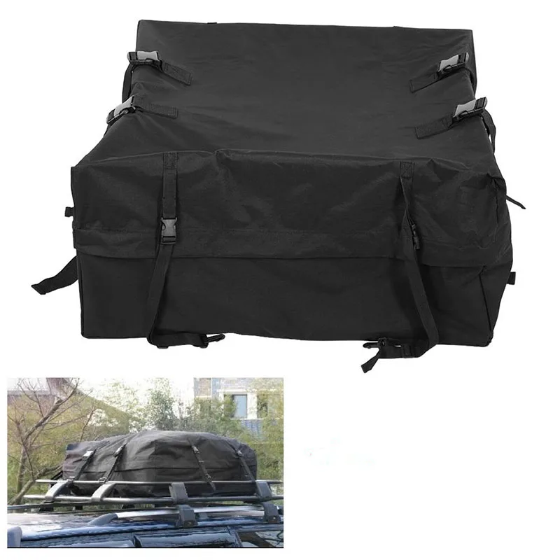 Water Resistant 200l/300l amazon basic secure roof top tent tarpaulin car roof cargo bag