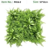 Spiky Tropical Leaf Trailing Vine Mixed Green Wall Panel