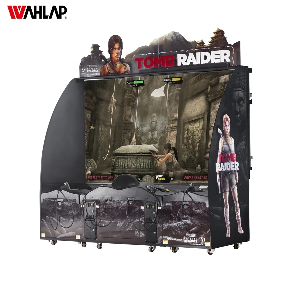 3 Players  Interactive Coin Machine Large Arcade  Machine Gun Shooting Game Machine