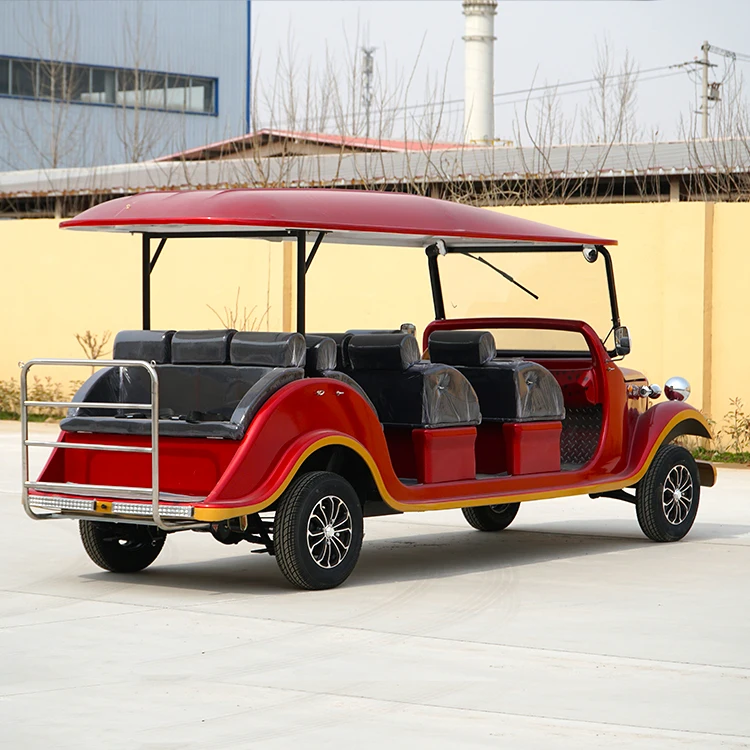 Classic Vintage Electric Sightseeing Bus Car Retro Cars Body Shell for Adults Mini Wedding Sale Price