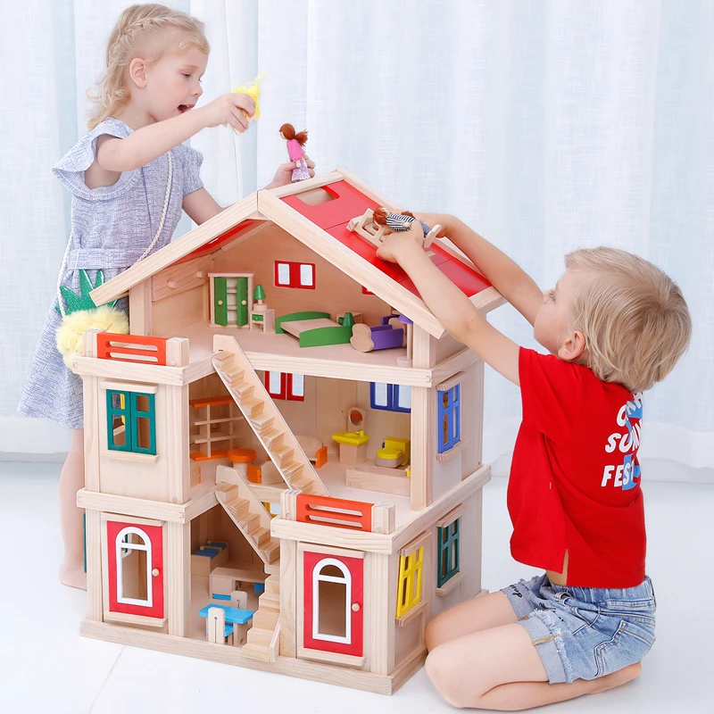 onshine wooden doll house