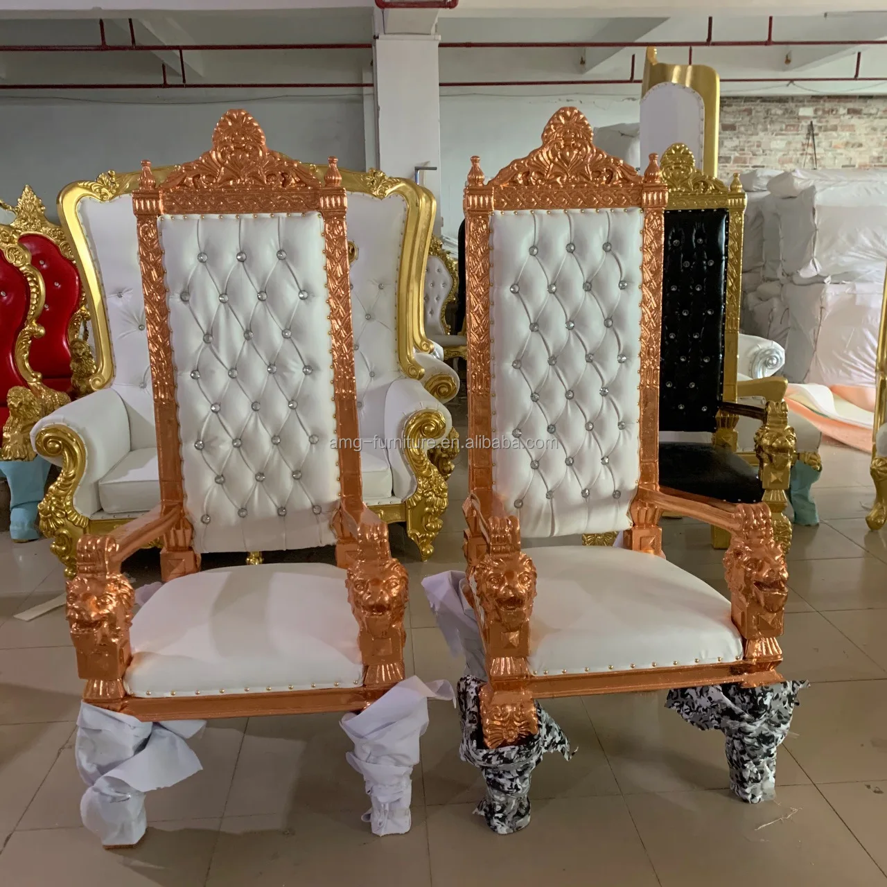 Royal Queen King Throne Chair Rental Bride And Groom Chair For Wedding