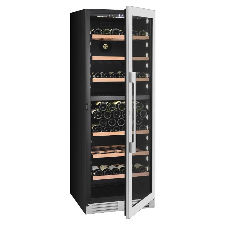 Quiet Operation Inverter Compressor Wine Cooler Wine Storage Display Cabinet Fridge