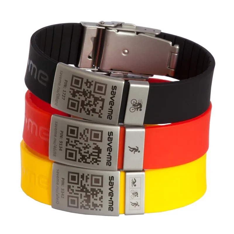 Medical ID Qr Code Bracelet  Medical QR Code ID Tag Bracelet For Emergency