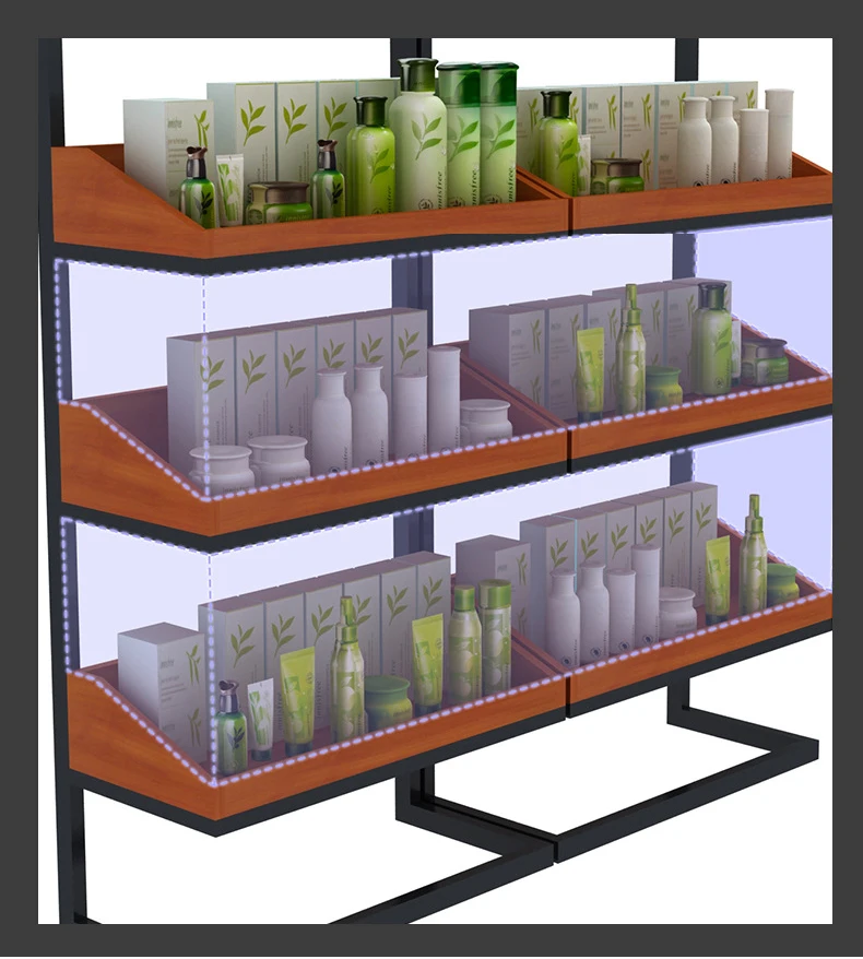 Kainice Shopping Shelf Interior Design Cosmetic Capacity Beauty Product