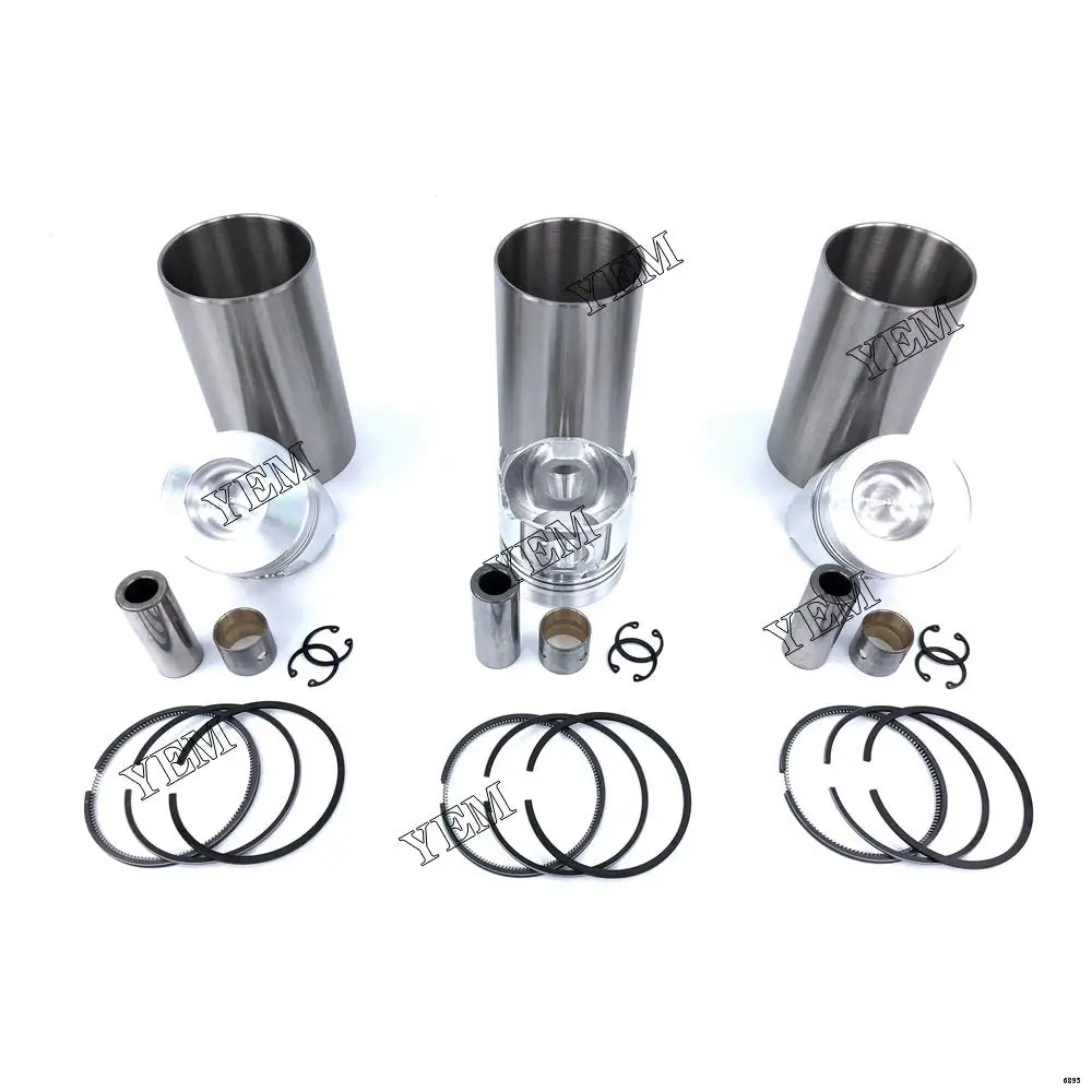 3TNA78 Cylinder Liner Set With Engine Pistons Rings Liner for Yanmar