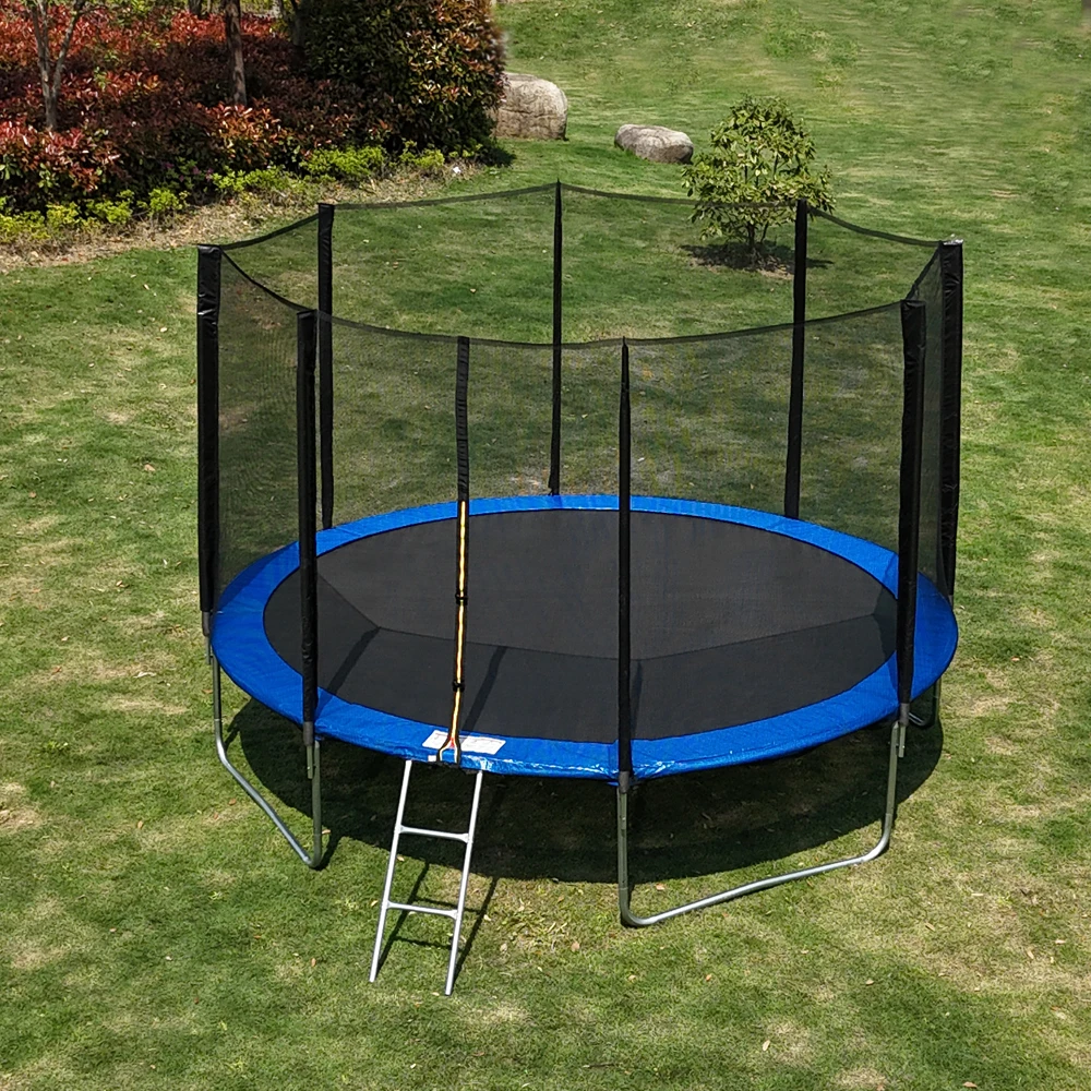 Customizable Color Size Large Commercial Circle 12 Foot Trampoline Outdoor Garden Jump Elasticity Trampoline for Kids