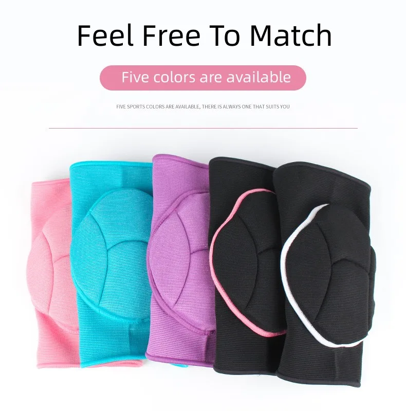 Pole Dance Knee Pads Volleyball Custom Logo Elastic Knee Brace