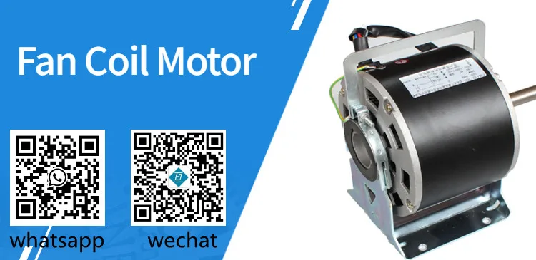 Single phase fan motor cooper fan coil motor