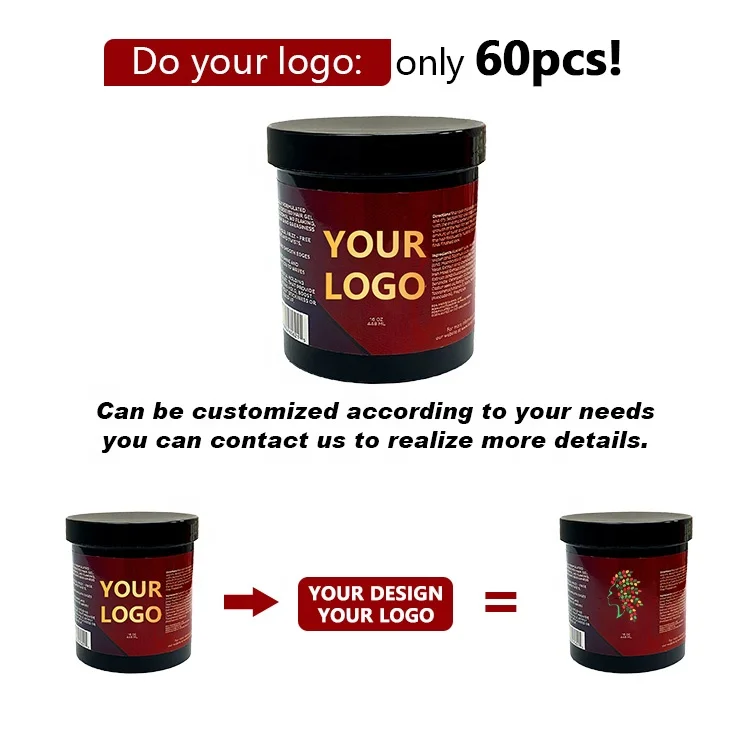 Non Greasy Loc N Thick Clear Braiding Jam Hair Gel And Edge Control