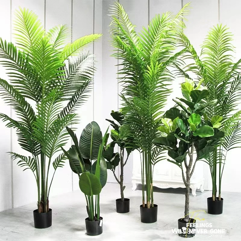 Artificial Plants Tree Home Decor Bonsai Tree Plastic Plants Pots