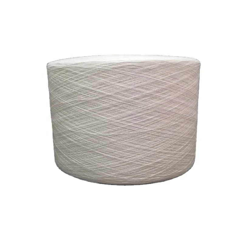 Ne20s super white wholesale from China recycled cotton yarn for knitting socks