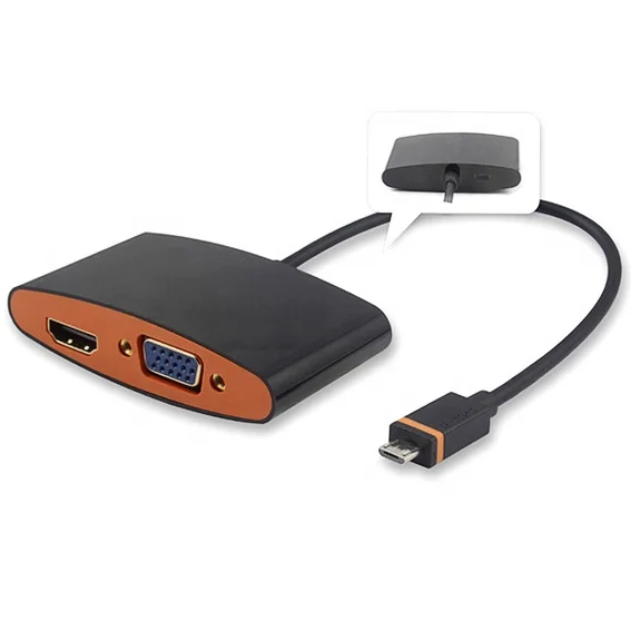 MyDP(slimport) to VGA+Power Adapter Cable