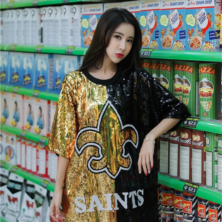 Saints Sequin Dress – Glambosslifestyle