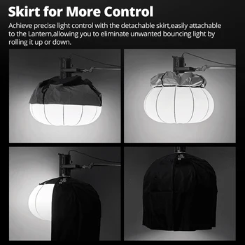 Godox CS-50T 50cm CS-65T 65cm CS-85T 85cm Collapsible Lantern Softbox Quick-install Portable Round Shape Bowens Mount Softbox detail image
