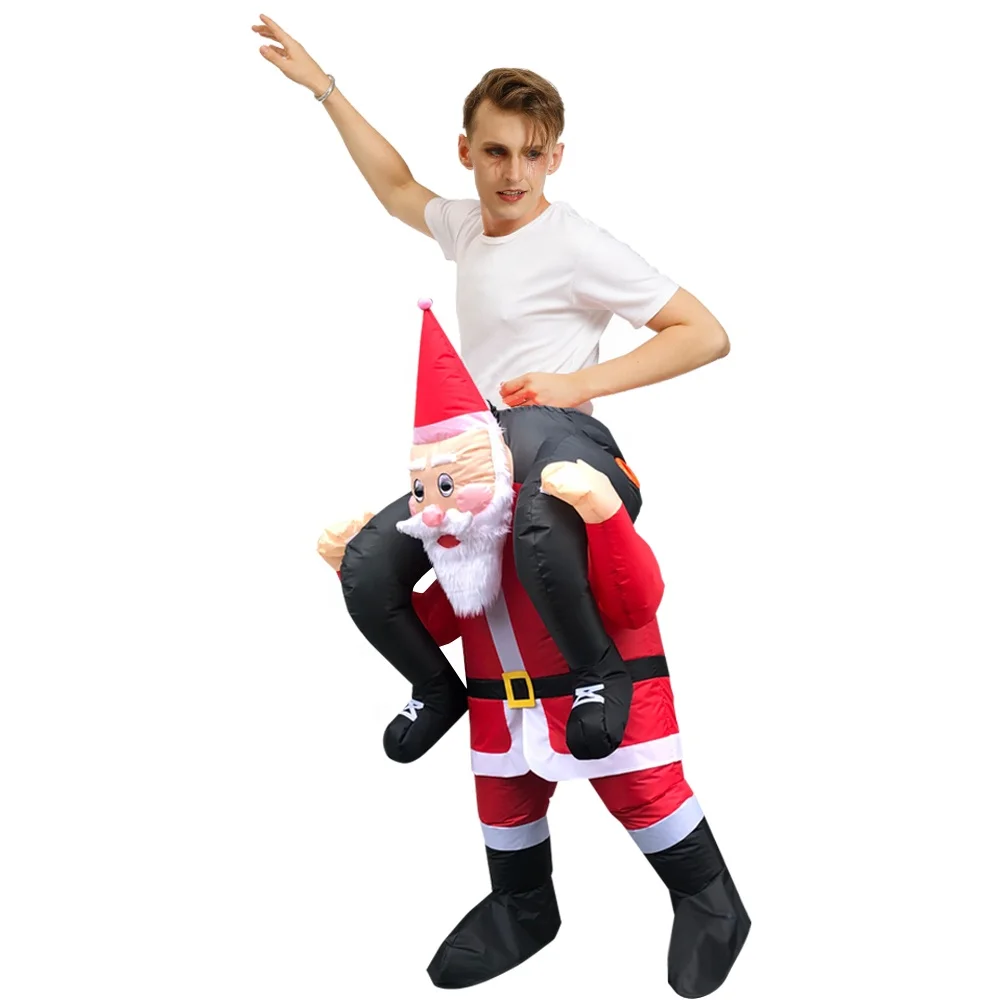 father christmas carrying outfit