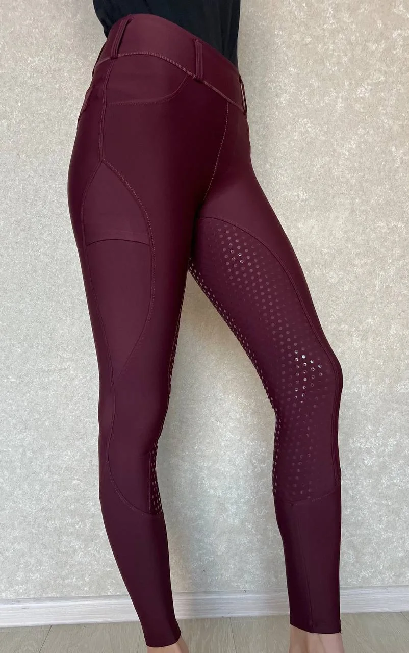 Factory Custom Equestrian Leggings Horse Riding Tights Horse Riding