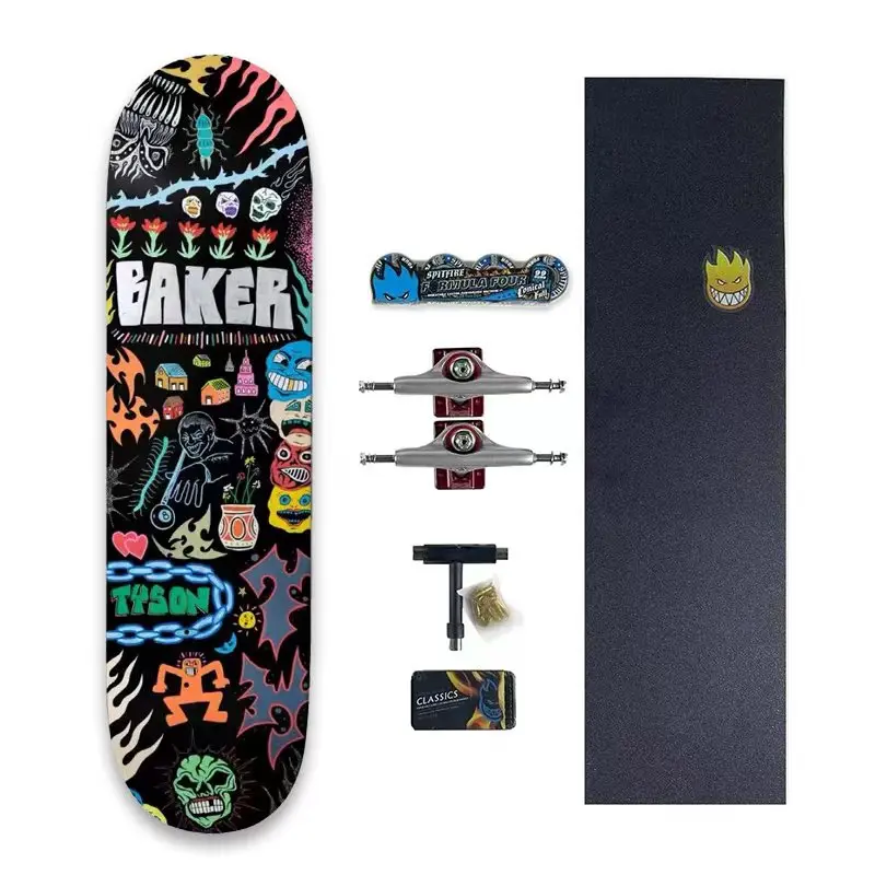 Baker Skateboard Complete Set - Choose From Deck Sizes 7.75-8.5