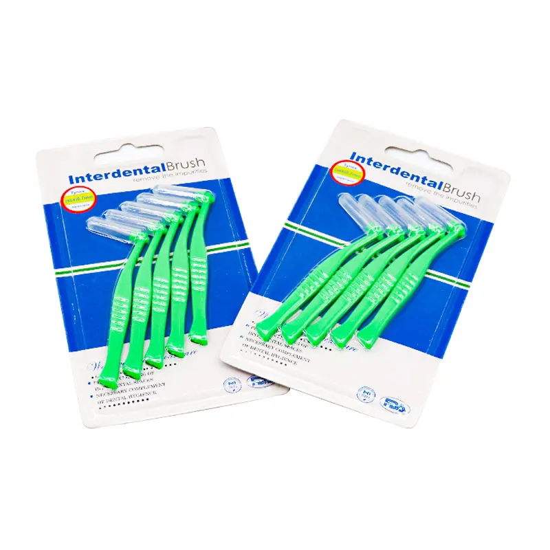 5 упаковок L-образная межзубная щетка для чистки