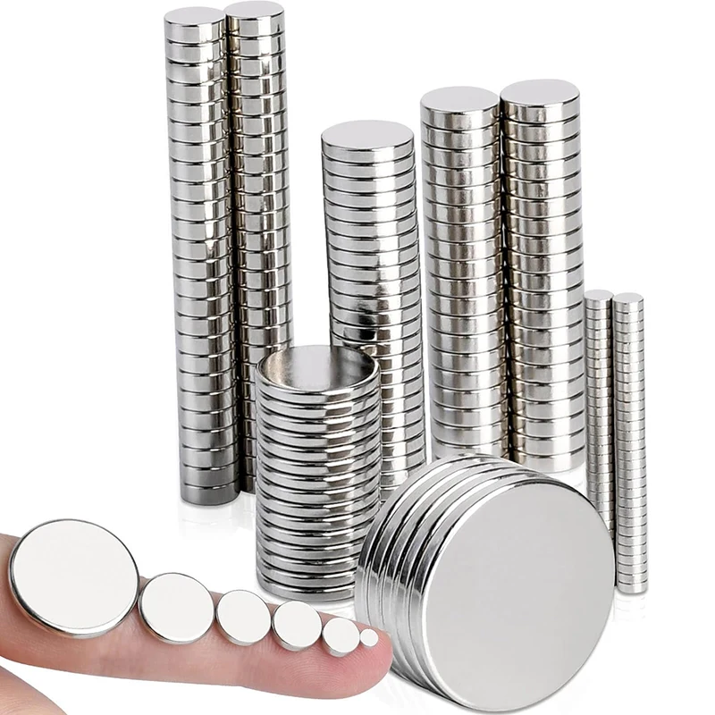 Strong Round Magnets High Performance N35 N52 Thin Magnetic Neodymium Coin Round 5x2 12x5 9x3mm 12x3 Disc Magnets