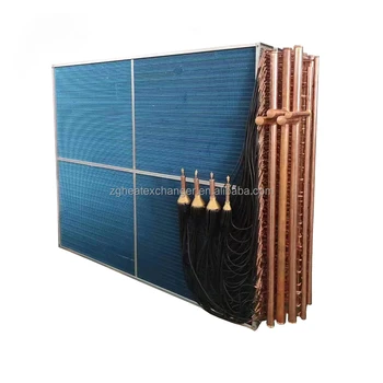 Customized OEM HVAC System Refrigeration Air To Air Copper Finned Tube Evaporators For Sale