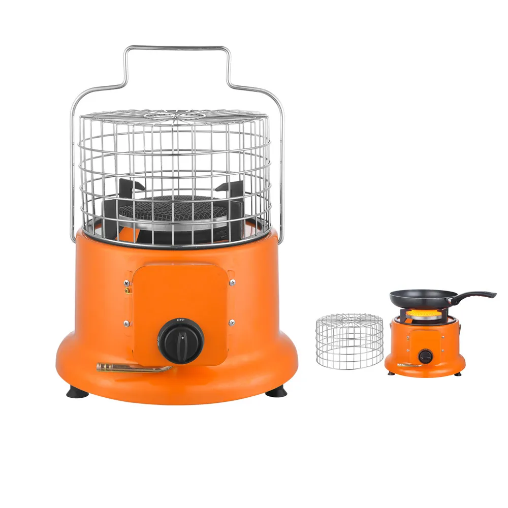 product easy carry camping 2 in 1 gas heater and cooker with handle fast heating lpg stove portable tent warmer for winter outdoor-5