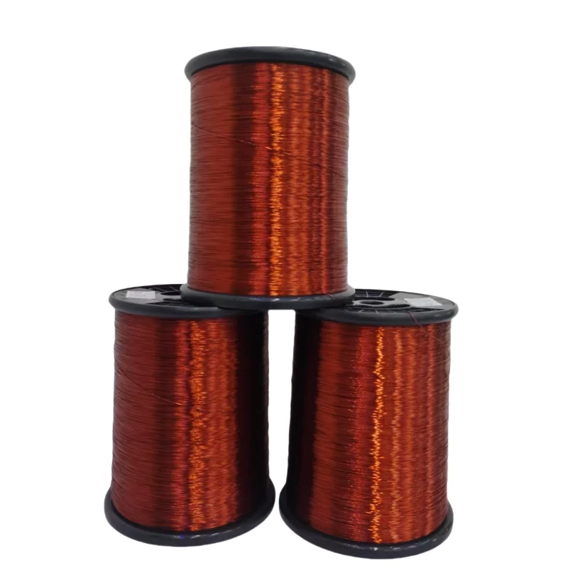 Nhà máy chuyên nghiệp Dây đồng Polyester được sơn men ở nhiệt độ cao 0.800mm dạng tròn, lõi rắn