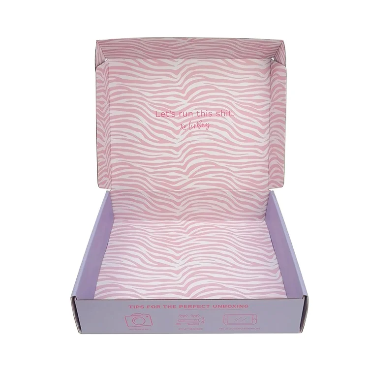Fashionable Designing Corrugated Shipping Boxes for Lashes Packaging