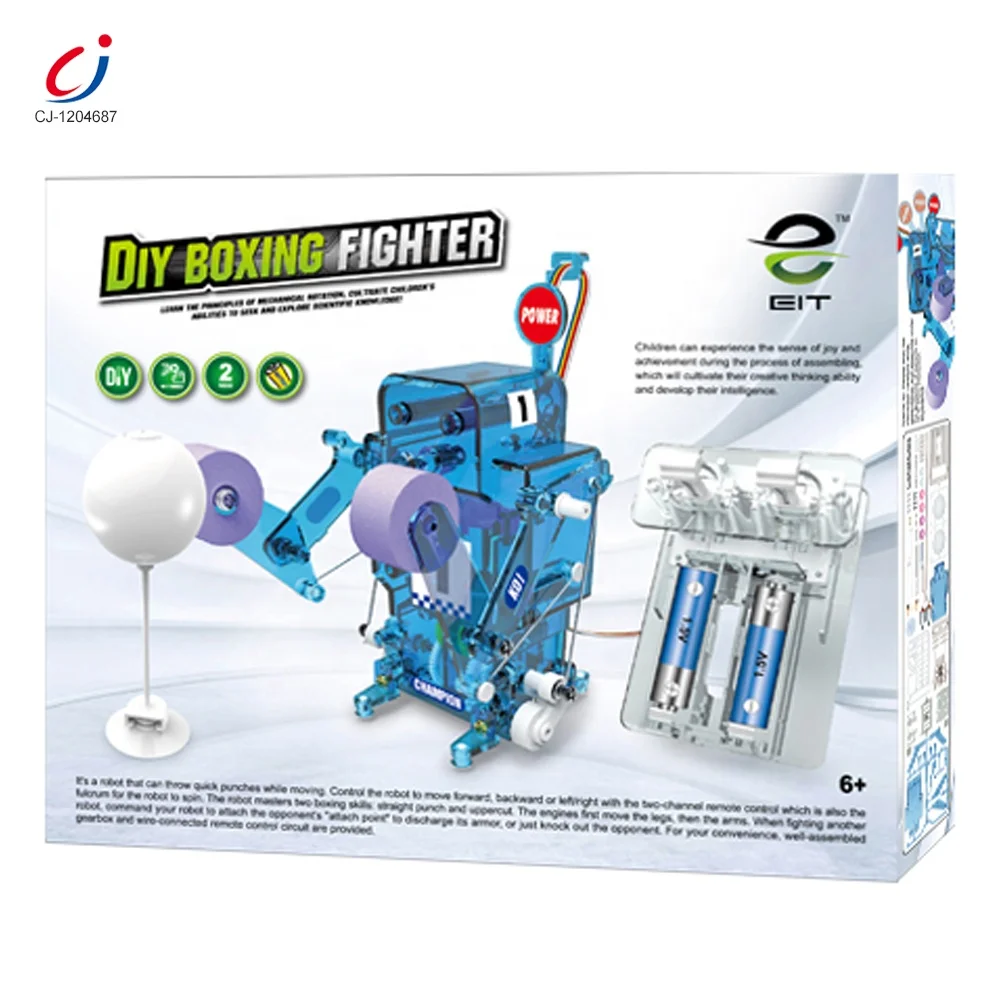 STEM DIY Technology Intelligence Education Robotics Kit Diy Science Fighting Battle Game Rc Boxing Battle Robot Toys