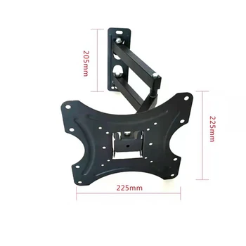 Newest Design 17"-42" inch swivel 45 degree tv wall mount bracket arm tilting TV stand wall mount for sale