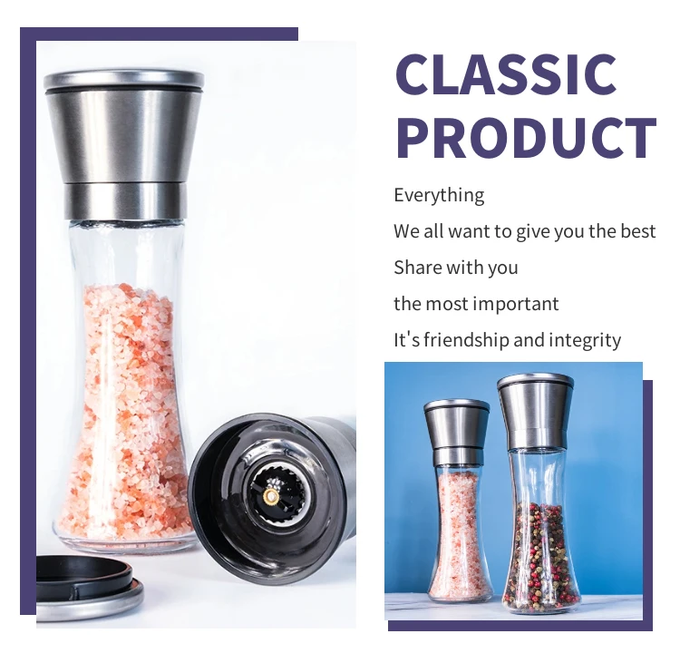 Kitchen & Tabletop Adjustable Spice Shaker Stainless Steel Salt And