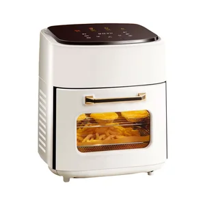 Manufacturer Direct 15L Large Capacity Electric Oven Household Square Shape Air Fryer Cooker Plastic OEM Available